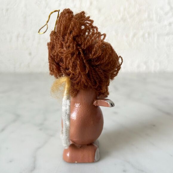 Vintage Cowardly Lion Wizard of Oz Wooden Christmas Ornament Kurt S Adler - Picture 3 of 7